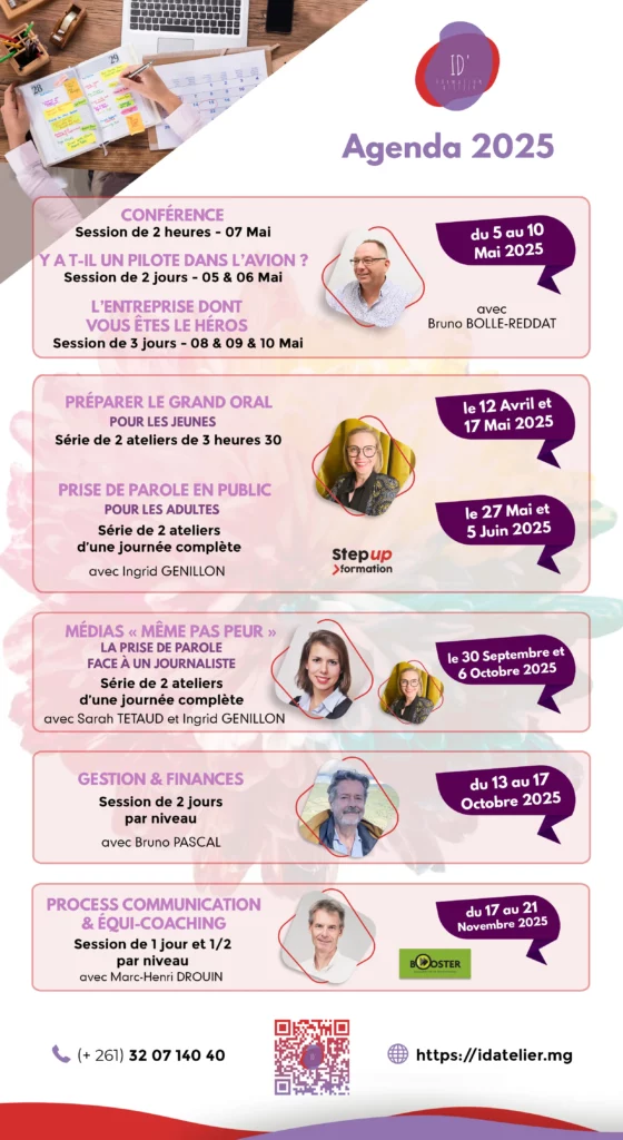 Agenda 2025 - ID atelier