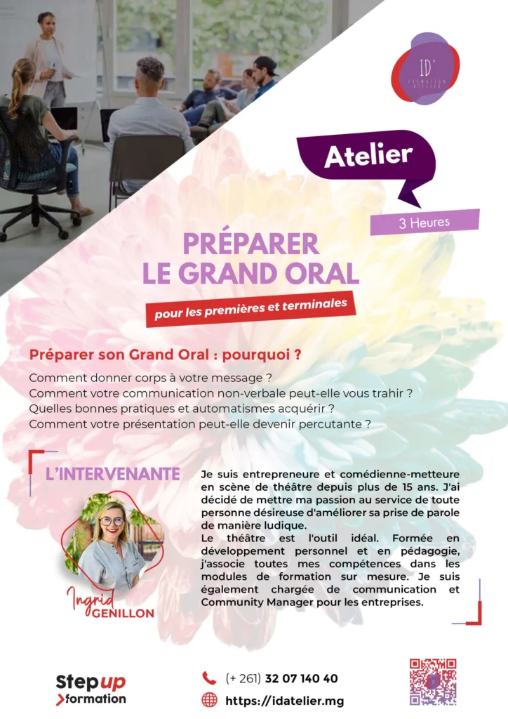 Grand oral - idatelier